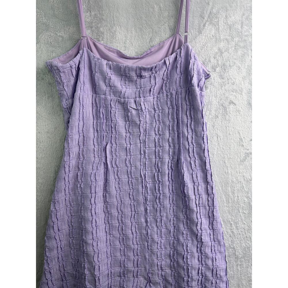 Princess Polly Melrose Nights Lilac Textured Mini Dress - Size 8 - Picture 6 of 8